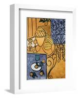 Interior in Yellow and Blue, 1946-Henri Matisse-Framed Art Print