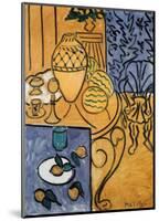 Interior in Yellow and Blue, 1946-Henri Matisse-Mounted Art Print