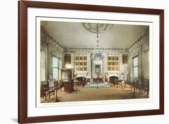 Interior, Independence Hall, Philadelphia, Pennsylvania-null-Framed Premium Giclee Print