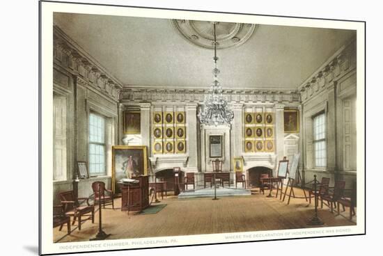 Interior, Independence Hall, Philadelphia, Pennsylvania-null-Mounted Premium Giclee Print
