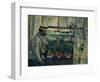 Interior, Isle of Wight,1875. Canvas.-Berthe Morisot-Framed Premium Giclee Print