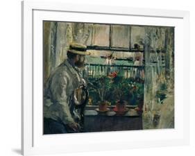 Interior, Isle of Wight,1875. Canvas.-Berthe Morisot-Framed Giclee Print