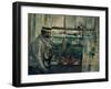 Interior, Isle of Wight,1875. Canvas.-Berthe Morisot-Framed Giclee Print