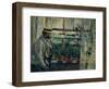 Interior, Isle of Wight,1875. Canvas.-Berthe Morisot-Framed Giclee Print