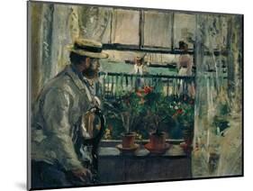 Interior, Isle of Wight,1875. Canvas.-Berthe Morisot-Mounted Giclee Print