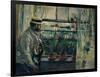 Interior, Isle of Wight,1875. Canvas.-Berthe Morisot-Framed Giclee Print