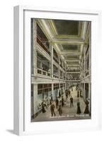 Interior, Jenkins Arcade, Pittsburgh, Pennsylvania-null-Framed Art Print