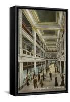 Interior, Jenkins Arcade, Pittsburgh, Pennsylvania-null-Framed Stretched Canvas