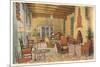 Interior, La Fonda Hotel, Santa Fe, New Mexico-null-Mounted Premium Giclee Print