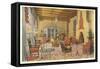 Interior, La Fonda Hotel, Santa Fe, New Mexico-null-Framed Stretched Canvas