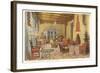 Interior, La Fonda Hotel, Santa Fe, New Mexico-null-Framed Art Print