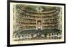 Interior, La Scala Opera House, Milan, Italy-null-Framed Art Print