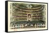 Interior, La Scala Opera House, Milan, Italy-null-Framed Stretched Canvas