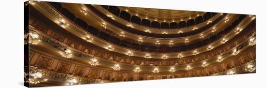 Interior, Landmark, Colon Theater, Buenos Aires, Argentina-null-Stretched Canvas