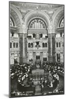 Interior, Library of Congress, Washington D.C.-null-Mounted Art Print