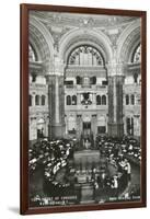 Interior, Library of Congress, Washington D.C.-null-Framed Art Print