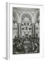Interior, Library of Congress, Washington D.C.-null-Framed Art Print