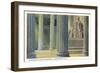 Interior, Lincoln Memorial, Washington D.C.-null-Framed Art Print