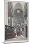 Interior Looking East, Church of St Stephen Walbrook, City of London, 1845-null-Mounted Premium Giclee Print