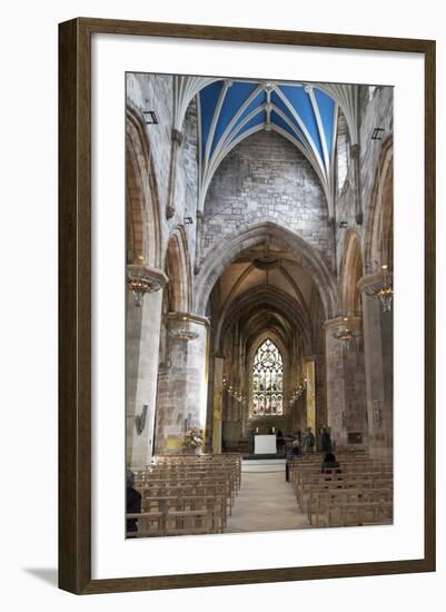 Interior Looking East from the Nave, St. Giles' Cathedral, Edinburgh, Scotland, United Kingdom-Nick Servian-Framed Photographic Print