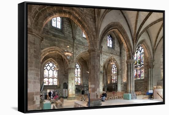 Interior Looking Northeast, St. Giles' Cathedral, Edinburgh, Scotland, United Kingdom-Nick Servian-Framed Stretched Canvas
