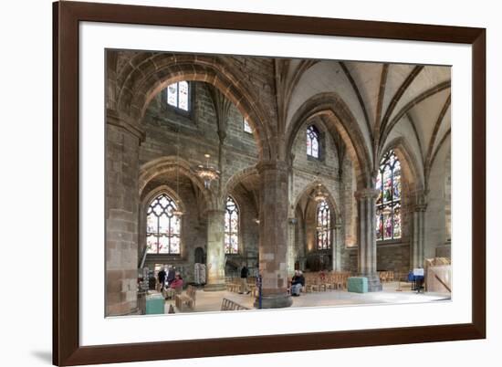 Interior Looking Northeast, St. Giles' Cathedral, Edinburgh, Scotland, United Kingdom-Nick Servian-Framed Photographic Print