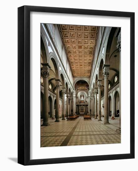 Interior Looking Towards the Apse-Filippo Brunelleschi-Framed Giclee Print