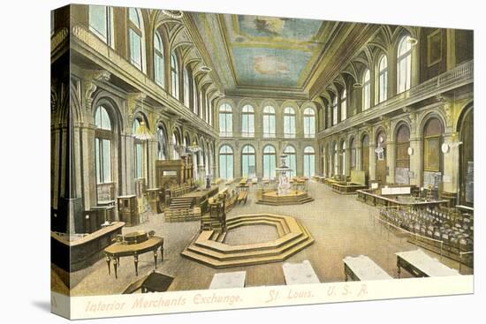 Interior, Merchants Exchange, St. Louis, Missouri-null-Stretched Canvas