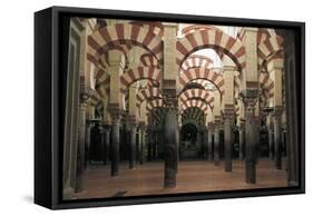 Interior, Mosque-Cathedral of Cordoba-null-Framed Stretched Canvas