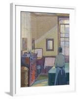 Interior (Mrs. Mounter), 1917-Harold Gilman-Framed Giclee Print