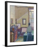 Interior (Mrs. Mounter), 1917-Harold Gilman-Framed Giclee Print