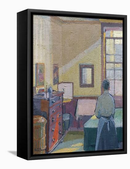 Interior (Mrs. Mounter), 1917-Harold Gilman-Framed Stretched Canvas