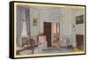 Interior, Mt. Vernon, Virginia-null-Framed Stretched Canvas