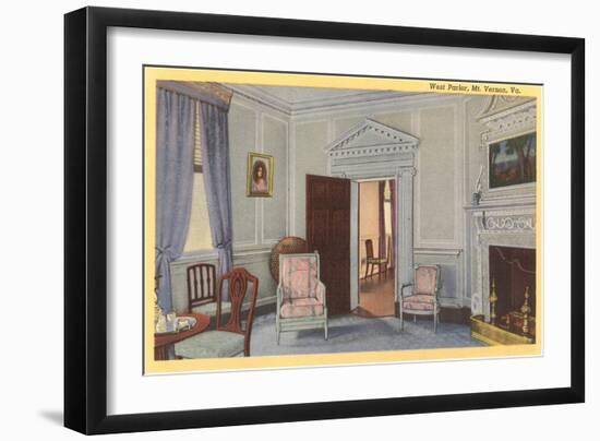 Interior, Mt. Vernon, Virginia-null-Framed Art Print