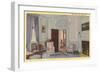 Interior, Mt. Vernon, Virginia-null-Framed Art Print