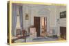 Interior, Mt. Vernon, Virginia-null-Stretched Canvas