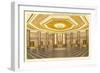 Interior, Municipal Auditorium, Kansas City, Missouri-null-Framed Art Print