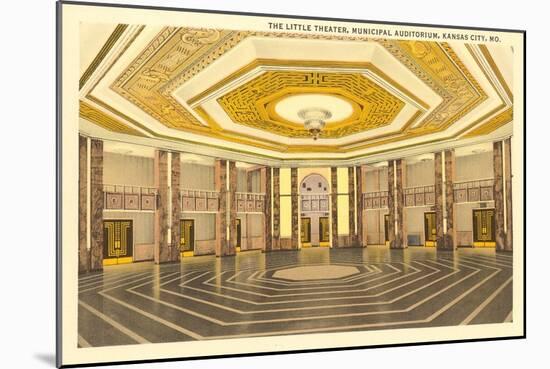 Interior, Municipal Auditorium, Kansas City, Missouri-null-Mounted Art Print