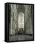 Interior, Notre Dame Cathedral, UNESCO World Heritage Site, Amiens, Picardy, France, Europe-Stuart Black-Framed Stretched Canvas