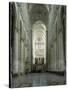 Interior, Notre Dame Cathedral, UNESCO World Heritage Site, Amiens, Picardy, France, Europe-Stuart Black-Stretched Canvas