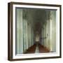 Interior of 12th Century Romanesque Church, Cunault in Anjou, Pays De La Loire, France-Tony Gervis-Framed Photographic Print