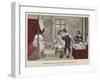 Interior of a Barber's House, Reign of Louis XIII of France, 17th Century-null-Framed Giclee Print