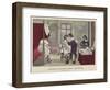 Interior of a Barber's House, Reign of Louis XIII of France, 17th Century-null-Framed Giclee Print