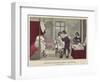 Interior of a Barber's House, Reign of Louis XIII of France, 17th Century-null-Framed Giclee Print