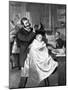 Interior of a Barber's Shop, 1890-null-Mounted Photographic Print
