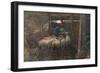 'Interior of a Barn', 19th century-Anton Mauve-Framed Giclee Print