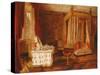 Interior of a Bedroom at Knole, Kent-W.S.P. Henderson-Stretched Canvas