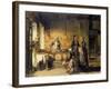 Interior of a Breton Boulangerie, C.1906-Joseph Bail-Framed Giclee Print