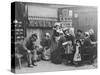 Interior of a Breton Pancake Restaurant, Finistere, c.1900-French Photographer-Stretched Canvas