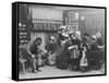 Interior of a Breton Pancake Restaurant, Finistere, c.1900-French Photographer-Framed Stretched Canvas